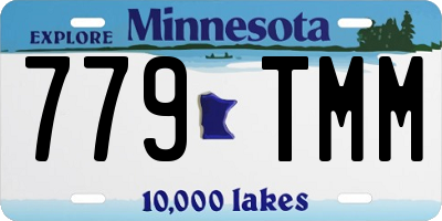 MN license plate 779TMM