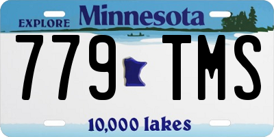 MN license plate 779TMS
