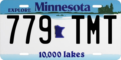 MN license plate 779TMT