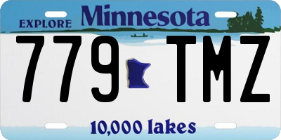 MN license plate 779TMZ