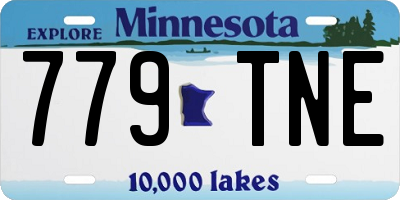 MN license plate 779TNE