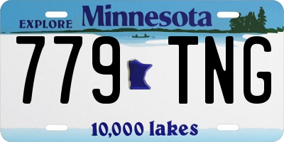 MN license plate 779TNG