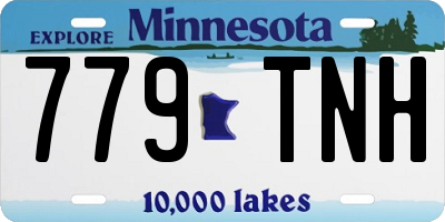 MN license plate 779TNH