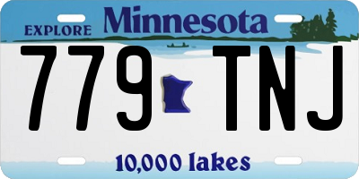 MN license plate 779TNJ