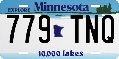 MN license plate 779TNQ
