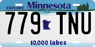 MN license plate 779TNU