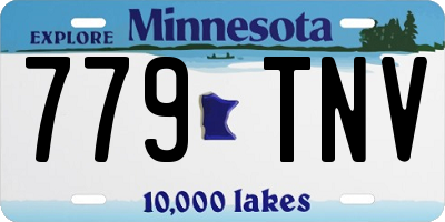 MN license plate 779TNV