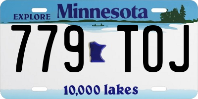 MN license plate 779TOJ