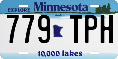 MN license plate 779TPH
