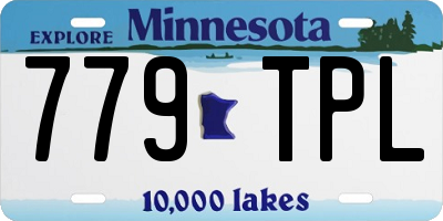 MN license plate 779TPL