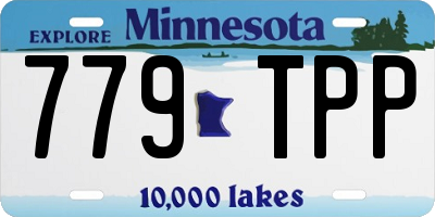 MN license plate 779TPP