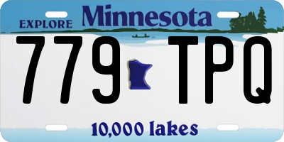 MN license plate 779TPQ