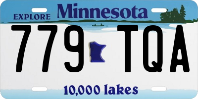 MN license plate 779TQA