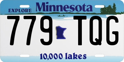 MN license plate 779TQG