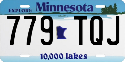 MN license plate 779TQJ