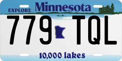 MN license plate 779TQL