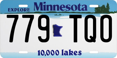 MN license plate 779TQO