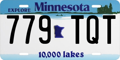 MN license plate 779TQT