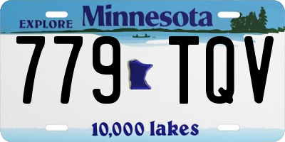 MN license plate 779TQV