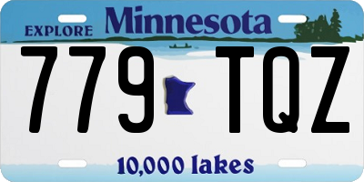 MN license plate 779TQZ