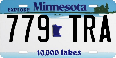 MN license plate 779TRA