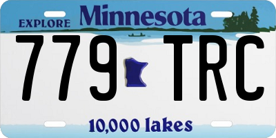 MN license plate 779TRC