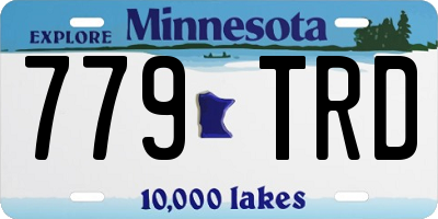 MN license plate 779TRD