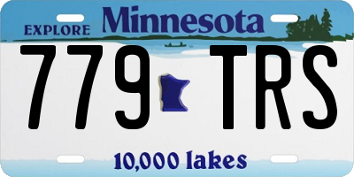 MN license plate 779TRS