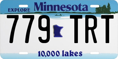 MN license plate 779TRT