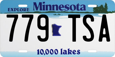 MN license plate 779TSA