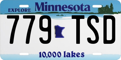 MN license plate 779TSD