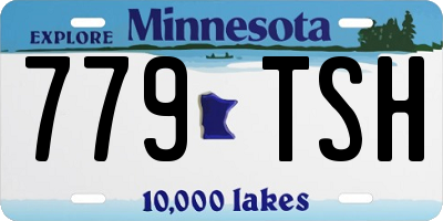 MN license plate 779TSH