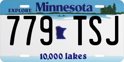 MN license plate 779TSJ