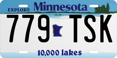 MN license plate 779TSK