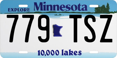 MN license plate 779TSZ