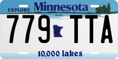 MN license plate 779TTA