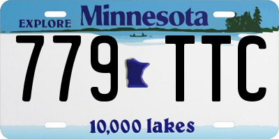 MN license plate 779TTC