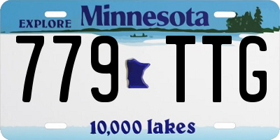 MN license plate 779TTG