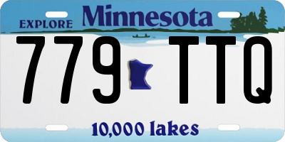 MN license plate 779TTQ