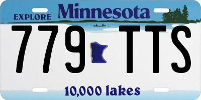 MN license plate 779TTS