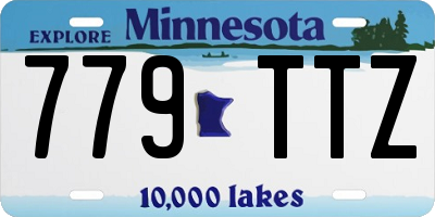 MN license plate 779TTZ