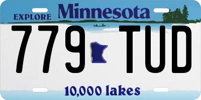 MN license plate 779TUD