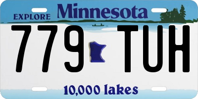 MN license plate 779TUH