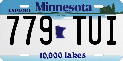 MN license plate 779TUI