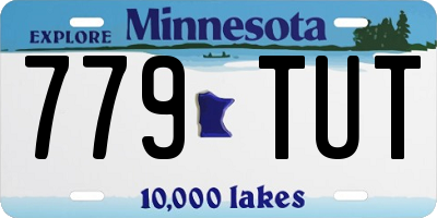 MN license plate 779TUT