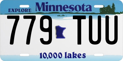 MN license plate 779TUU