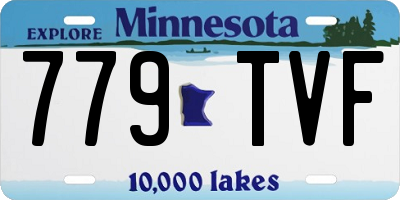 MN license plate 779TVF