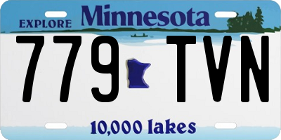 MN license plate 779TVN