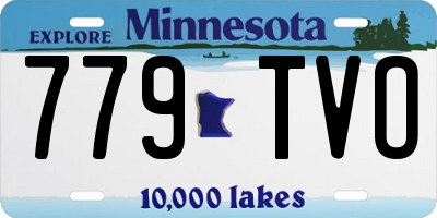 MN license plate 779TVO