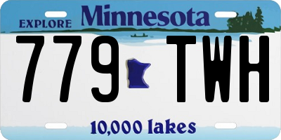 MN license plate 779TWH